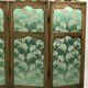 Screen 4 panels sculpe style Louis XVI era wooden 19th century