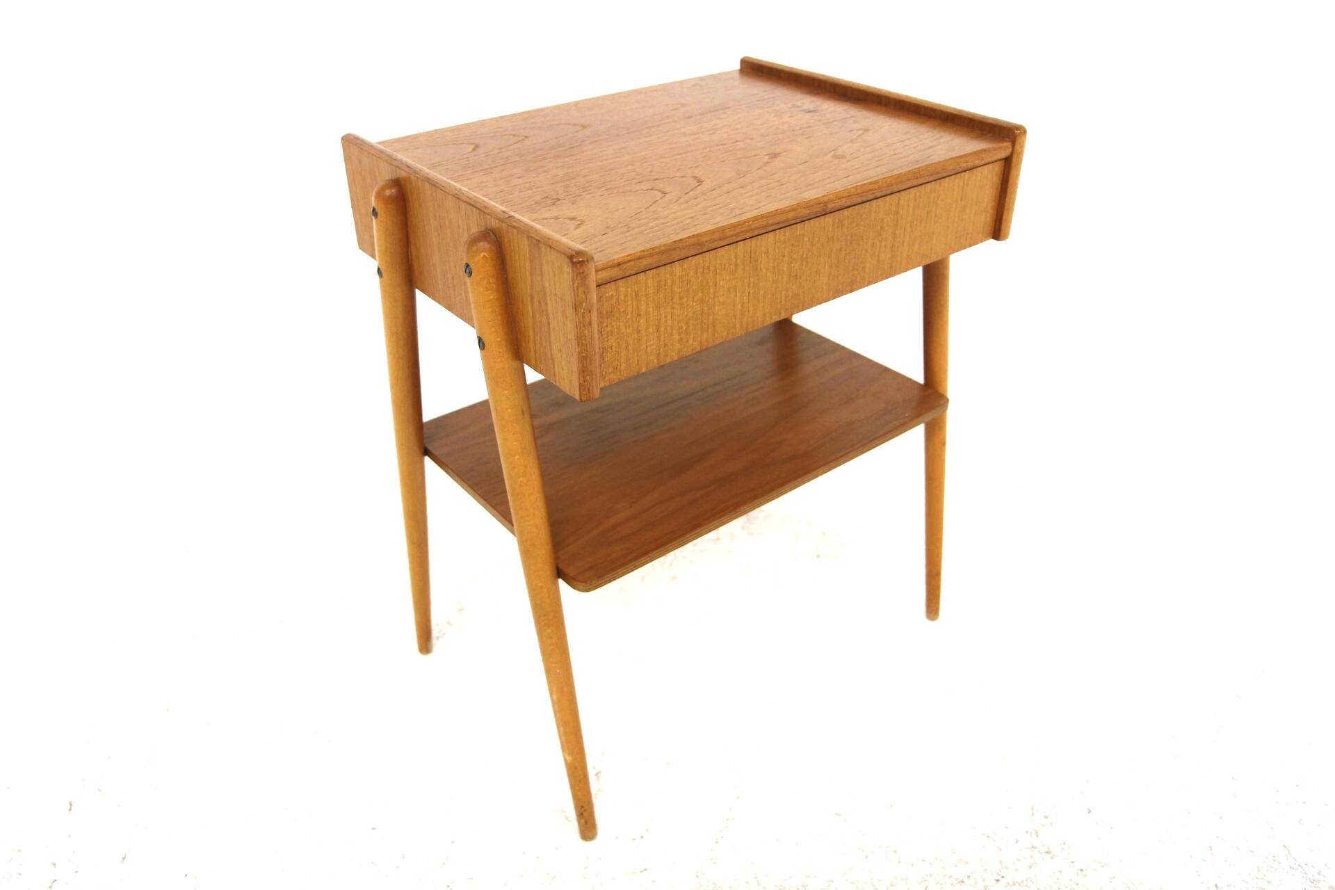 Teak bedside table, Carlström, Sweden, 1960