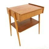 Teak bedside table, Carlström, Sweden, 1960