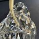 Schneider Glassworks - Important Lamp Foot - Molded Crystal - Conical with Godrons