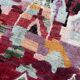 Vintage Moroccan Boujad rug in wool / handmade in Morocco