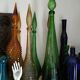 Giant Italian bottle empoli 67 cm rare