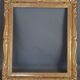 Old frame louis XV style gilded stucco wood 62.5x55 foliage 50.9x43.5 cm SB