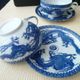 Set of 4 tea cups in Japanese Porcelain