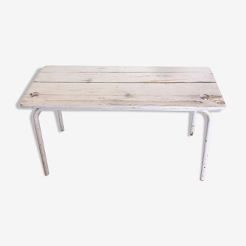 Table d'ecolier en bois
