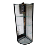 Pierre Vandel glass corner bookcase Paris