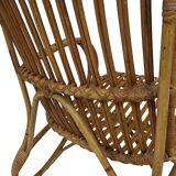 Ensemble de deux chaises en rotin modèle Belse 8 par Dirk van Sliedregt Rohe Noordwolde 1960