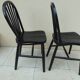 Paire de chaise Windsor pour Ercol vintage noire