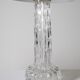 Pair of vintage crystal table lamps by Carl Fagerlund for Orrefors