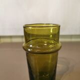 Large amber colored Beldi glasses