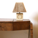 Lampe en pierre taillée