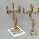 Pair of old candlesticks