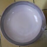 Service of 6 dish plates 6 deep plates enameled terracotta 1970s edge