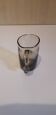 Miniature pitcher in bubbled glass blown smoked color