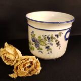 Petit cache-pot décor fleuri