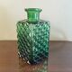 Carafe vintage en verre vert
