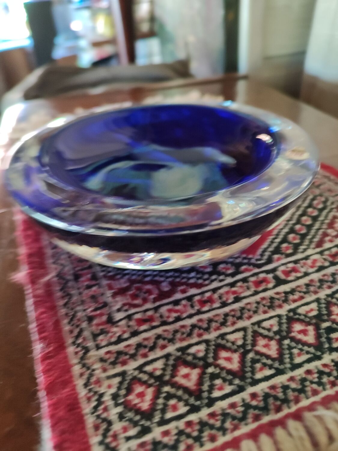 Vintage 70s Murano Sommerso empty pocket