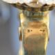 Solid bronze chandelier with crystal pendants and candle holders - Lucien GAU