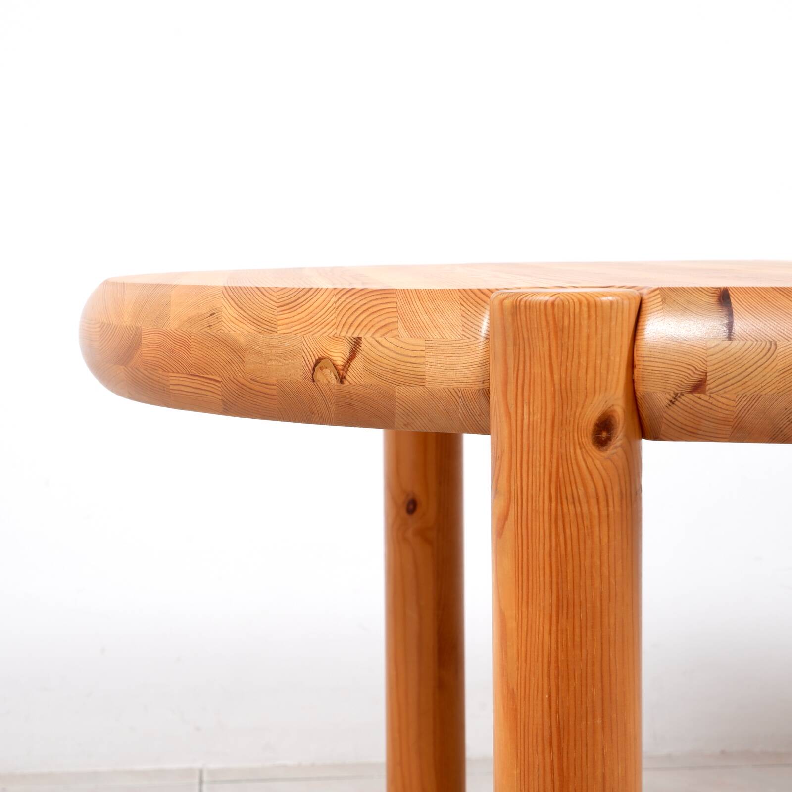 Large pinewood extendable dining table by Rainer Daumiller for Hirtshals Sa