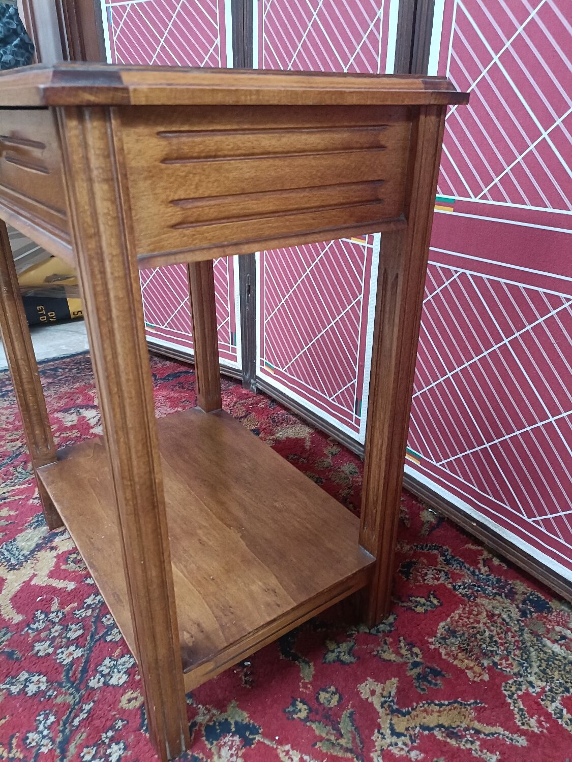 Art-deco bedside table, vintage, made in France