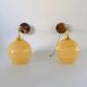 Vintage wall lamp with pull switch