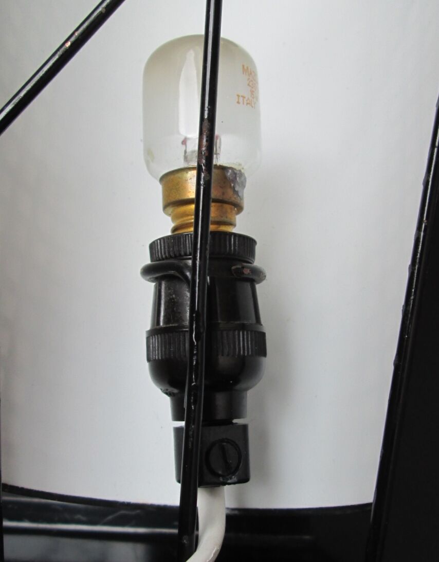 Vintage 1950s Dutch design table lamp