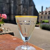 Set of 9 wine glasses cooked bistro counter 1950s