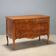 Commode ancienne baroque en noyer et bronze, Italie, XVIIIe siècle