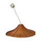 Suspension osier bambou vintage