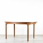 Midcentury Mcintosh oblong teak extending table. vintage modern, Danish
