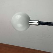 Cobra Snake clamp table lamp from the space age, 1970s