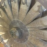 Roue porte clés ou autre en bois métal