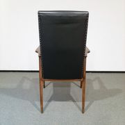 Vintage teak armchair by Josef Hillerband for Wilkhahn 1960s