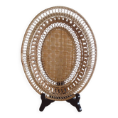 Corbeille en osier tressé • Vintage