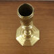 Antique brass candle holder