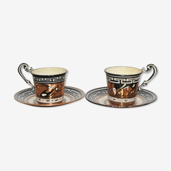 Set de 2 tasses grecs à expresso