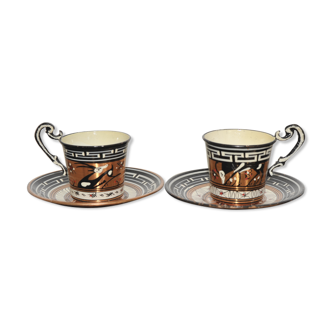 Set de 2 tasses grecs à expresso