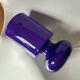 Vintage IKEA lamp, a purple glass lantern.