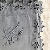Old Smoke Gray Cotton Pillowcase