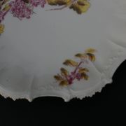 6 Limoges porcelain dessert plates 1900 - Bird decor