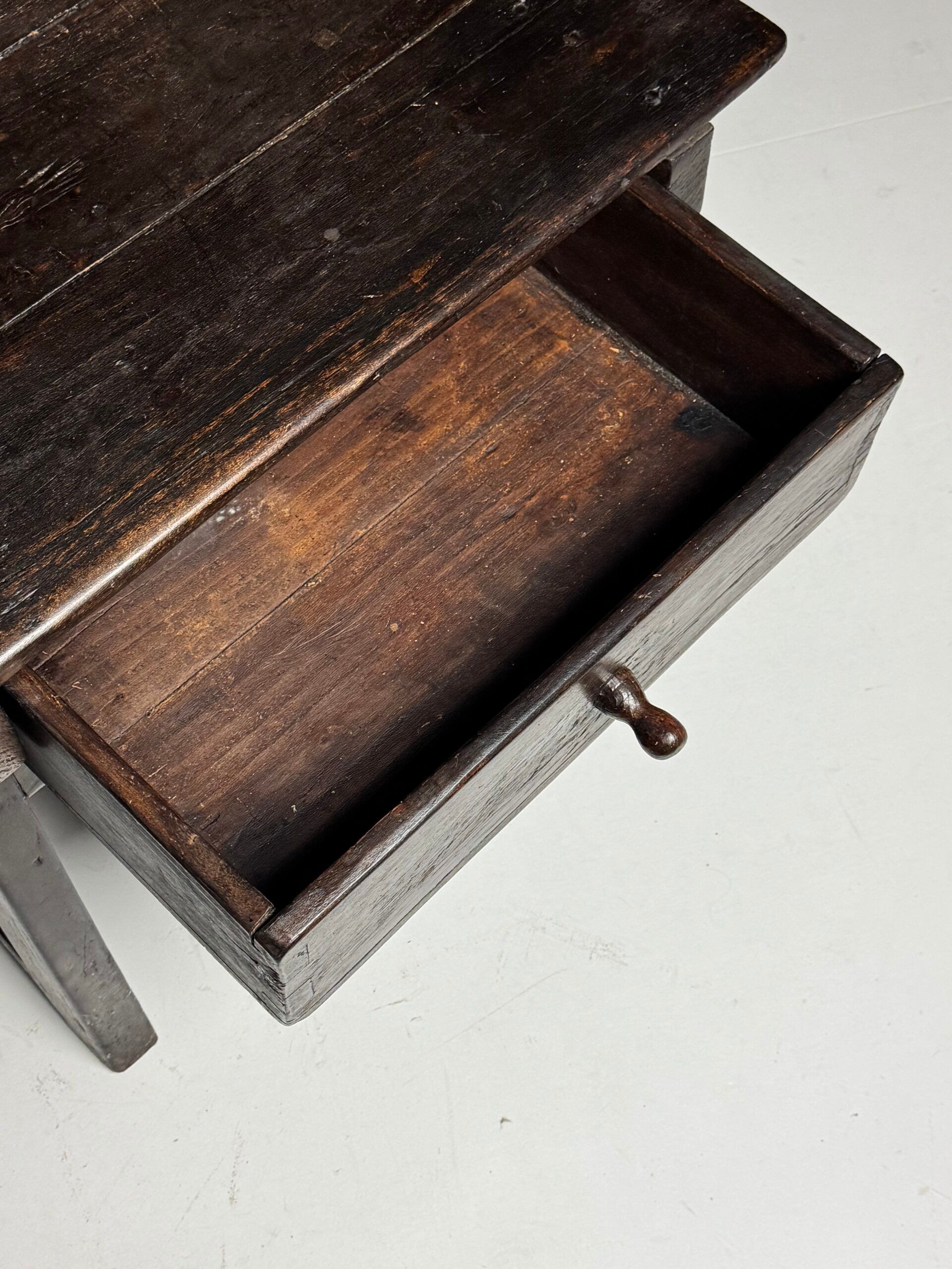 Spanish side table, rustic, early 20th century