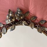 Old bronze frame mirror