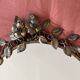 Old bronze frame mirror