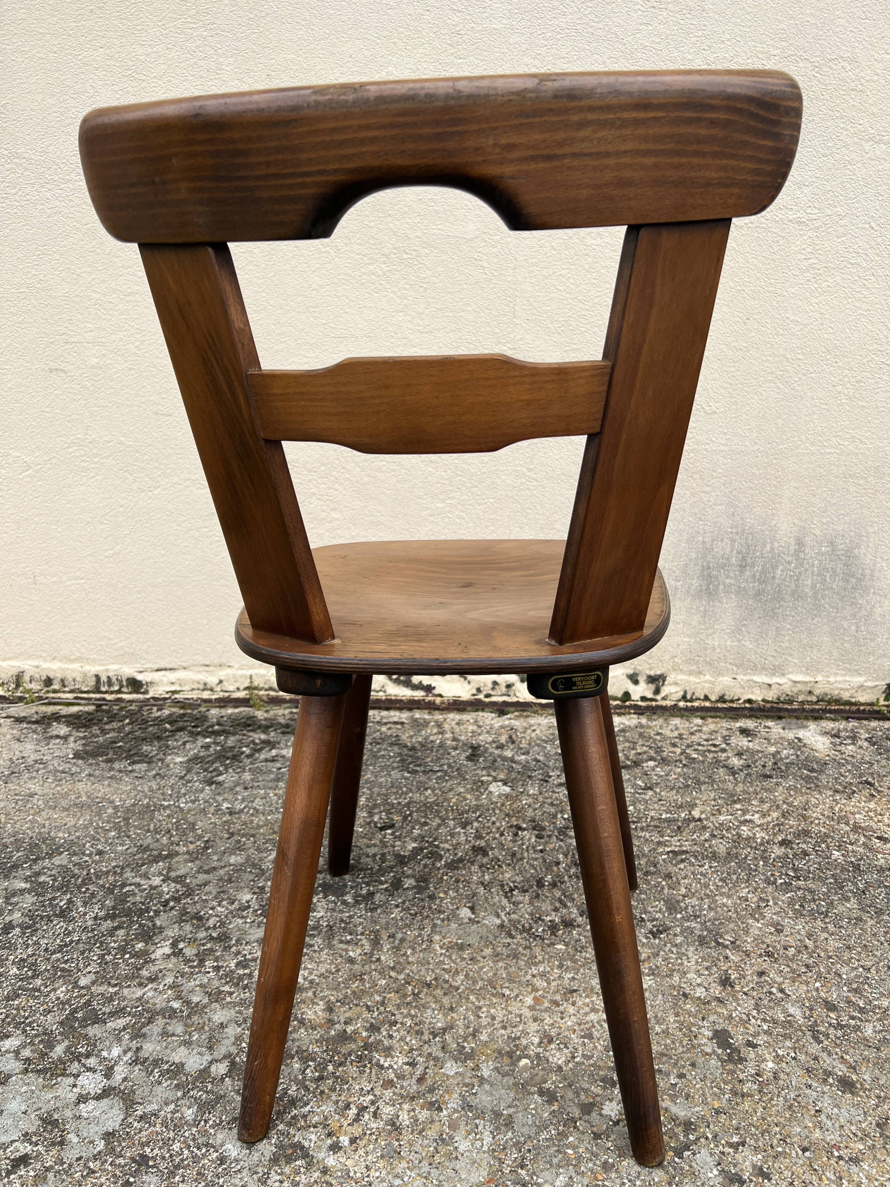 Set of 14 brutalist Scandinavian chairs