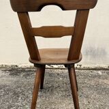 Set of 14 brutalist Scandinavian chairs