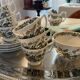 Windsor tea service Ridgway Staffordshire English earthenware, 6 cups