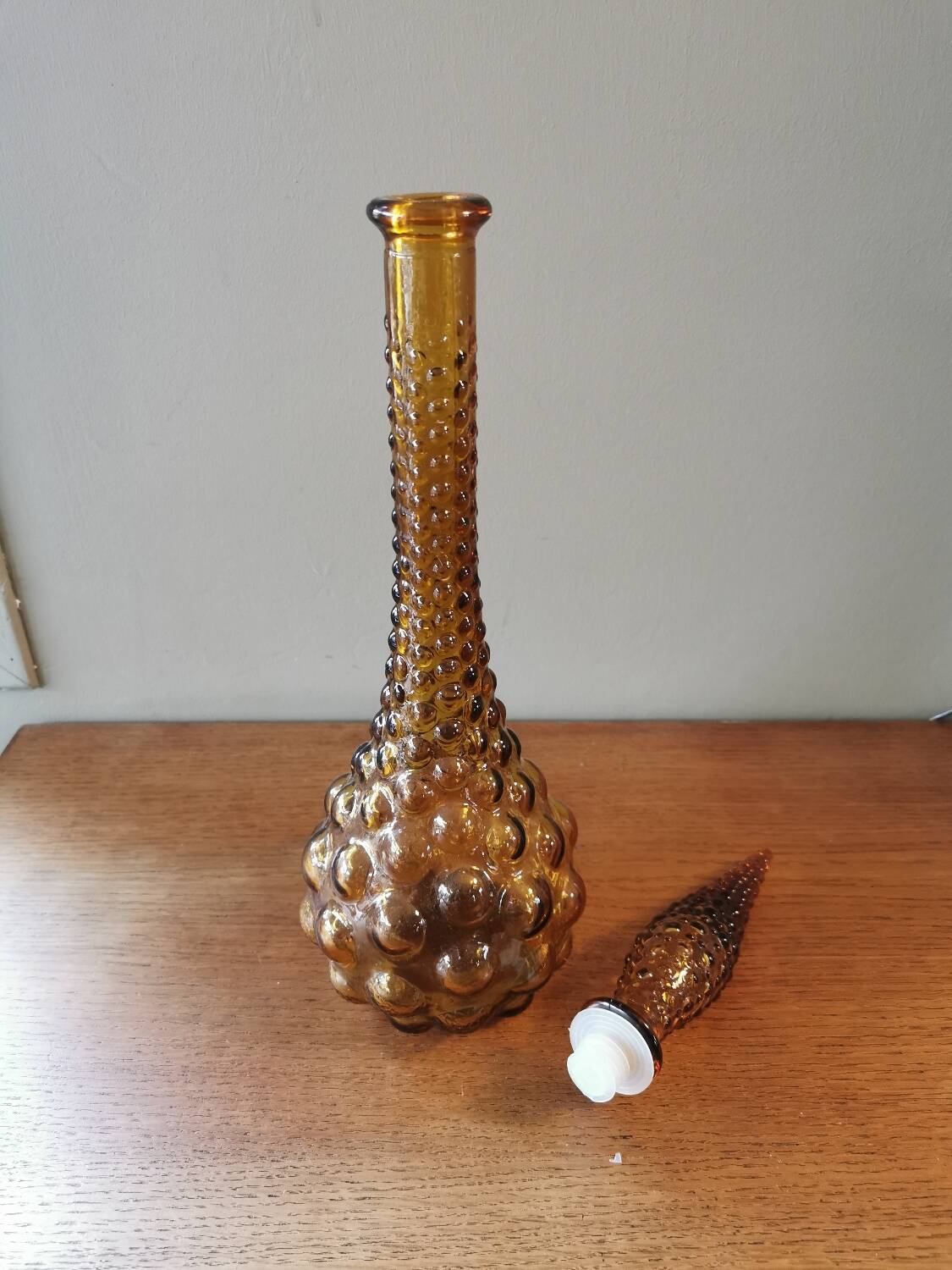 Vintage bubble carafe