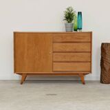 U-458 oak sideboard by Jiri Jiroutek for Interier Praha 1960