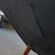 canapé 2 place en nubuck style 1950/60 pieds inclinés