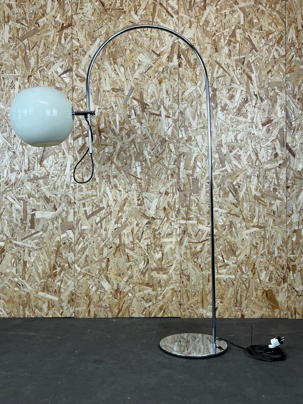 60s 70s floor lamp arc Wila Leuchten Space Age 60s